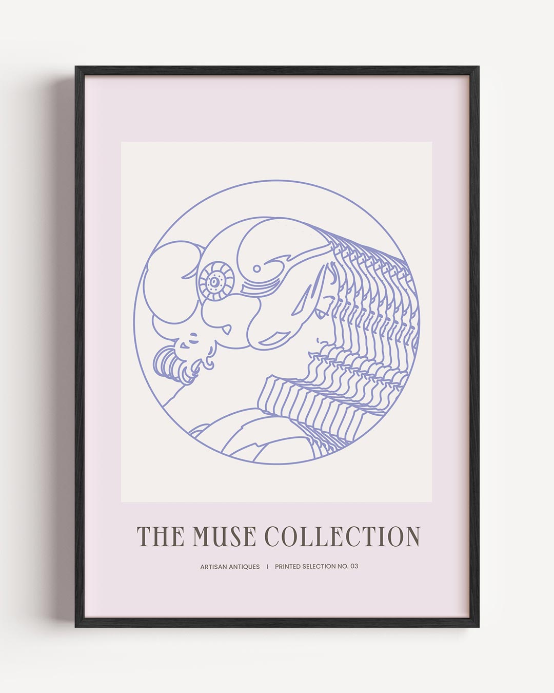 Artistieke Muse Poster-WallArtistic