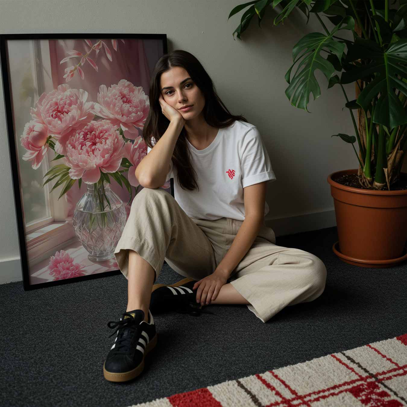 Zomerse Bloemenpracht Poster-WallArtistic