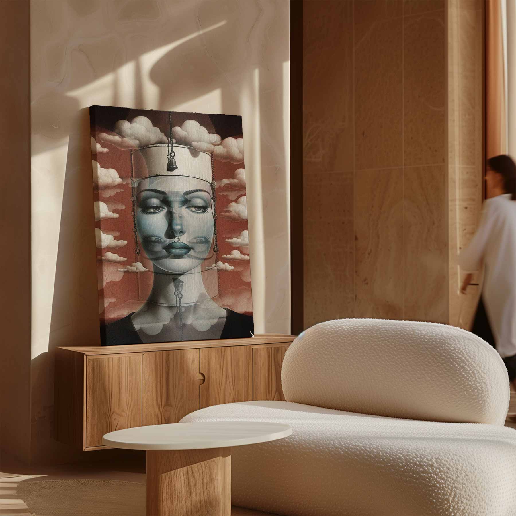 Dromerige Illusie Kunstwerk-canvas-dibond-plexiglas-wanddecoratie-WallArtistic