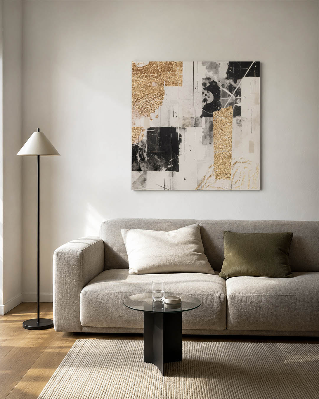 Gelaagde texturen Kunstwerk