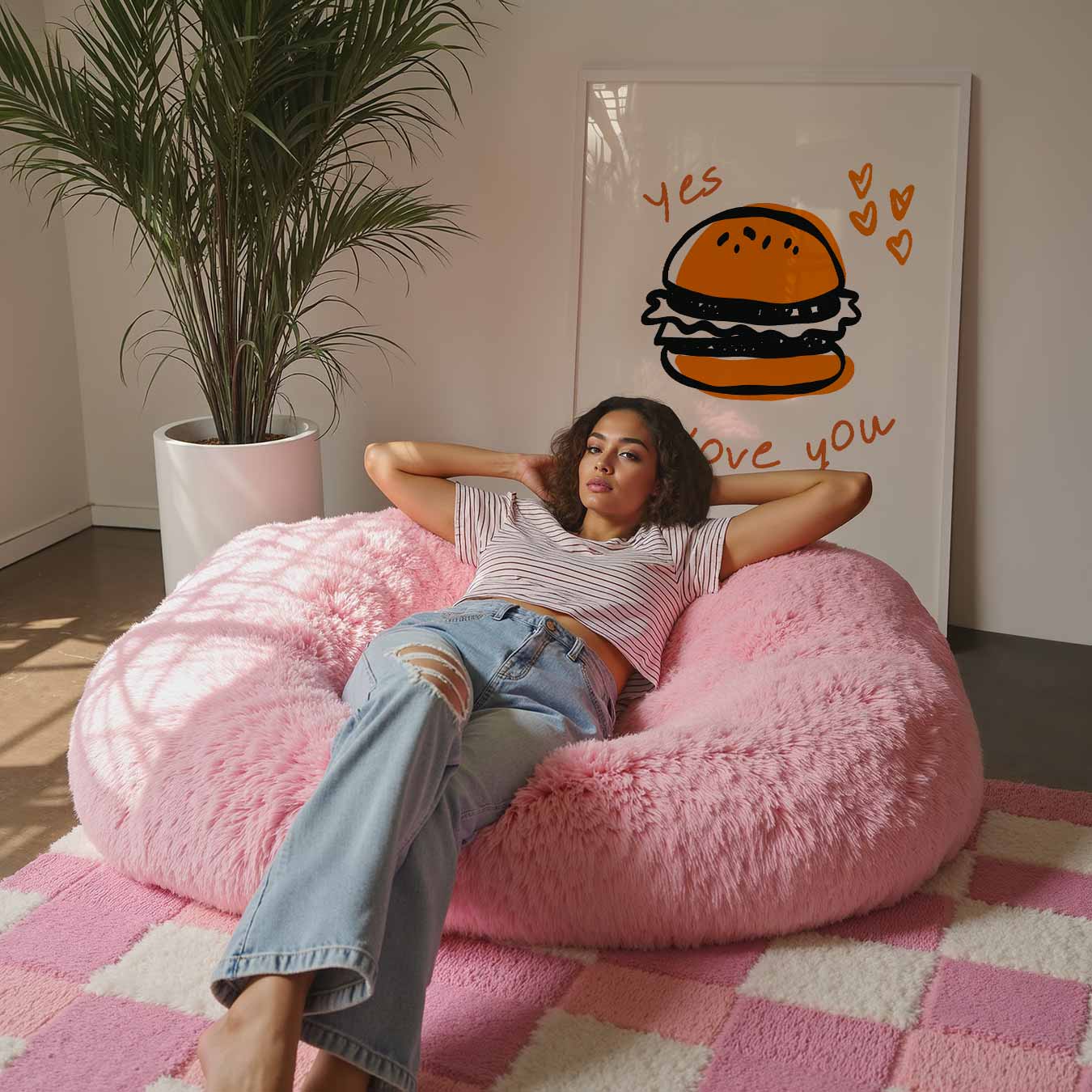 Liefdevolle Burger Poster-WallArtistic