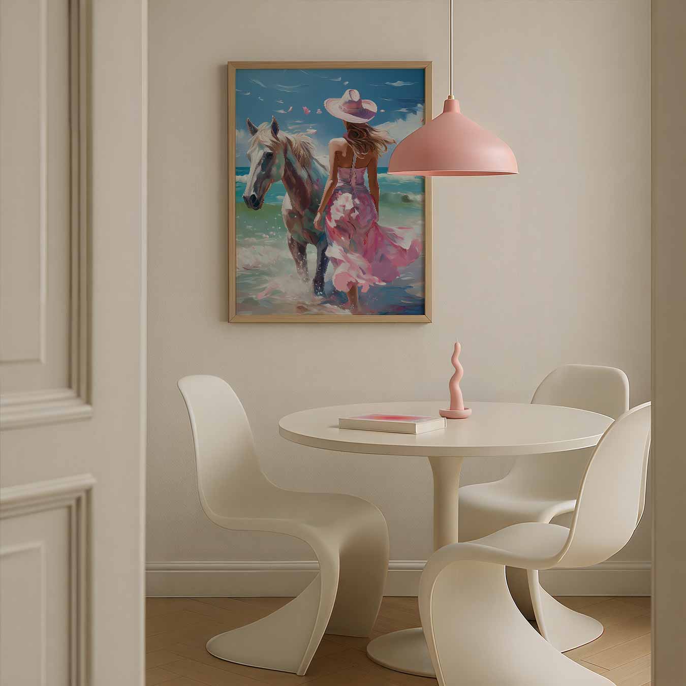 Strandavontuur met Paarden Poster