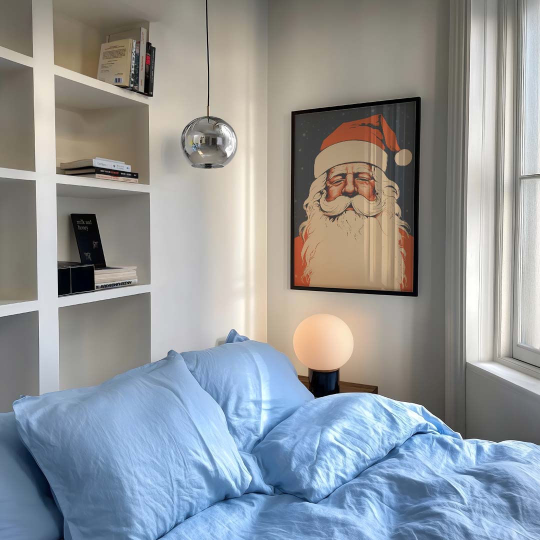 Vintage Kerstman Poster-WallArtistic