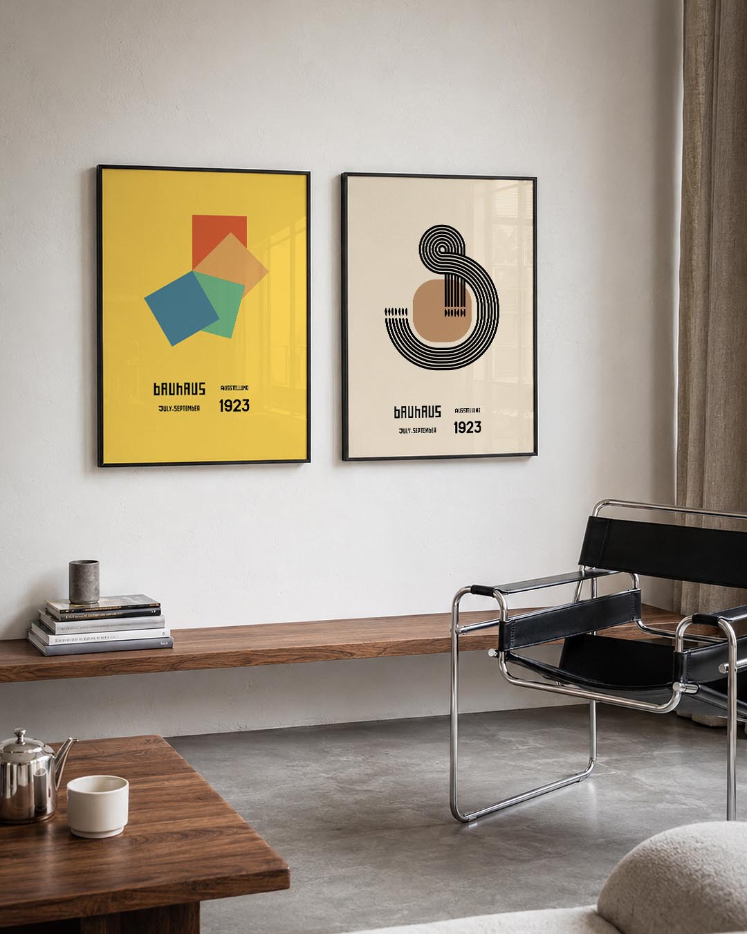 Vorm en kleurvlakken Posterset