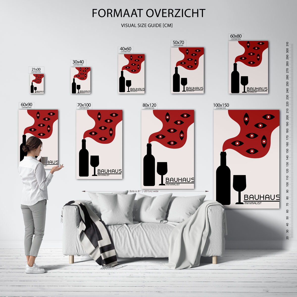 Vormen en vlucht Poster