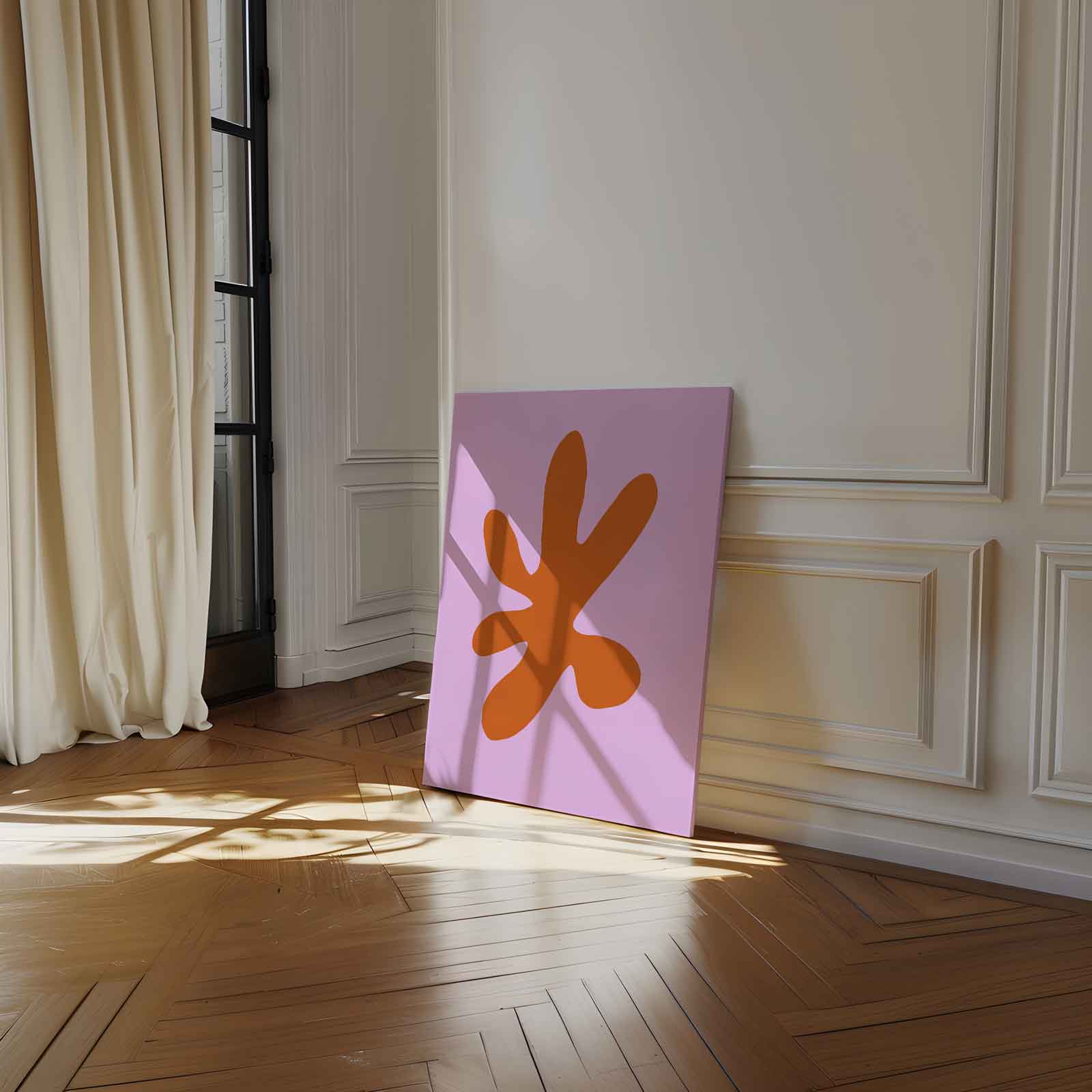 Zonnige Abstractie Kunstwerk-canvas-dibond-plexiglas-wanddecoratie-WallArtistic