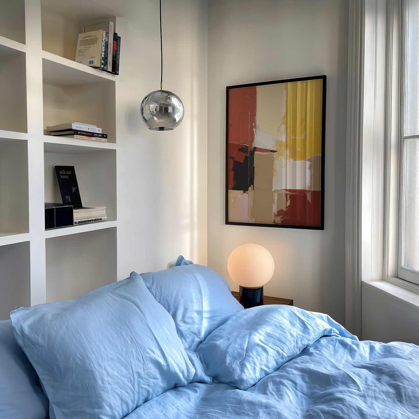 Kleurrijke Abstracte Kunstposter-WallArtistic