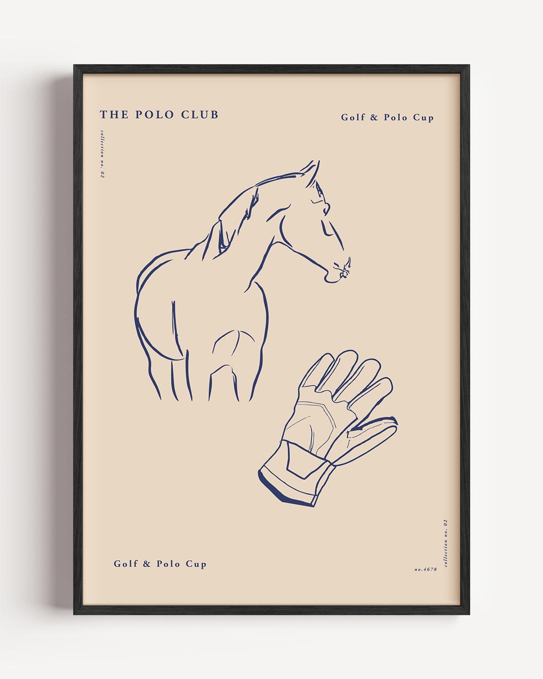 Stijlvolle Polo Club Poster-WallArtistic