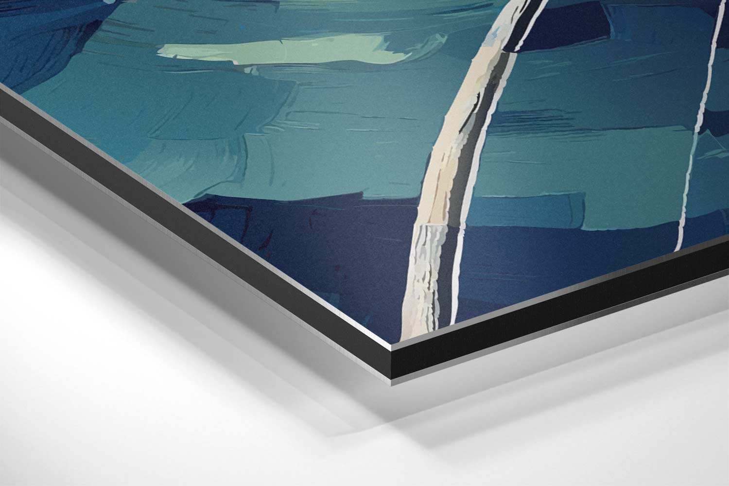 Zeilavontuur op Zee Kunstwerk-canvas-dibond-plexiglas-wanddecoratie-WallArtistic
