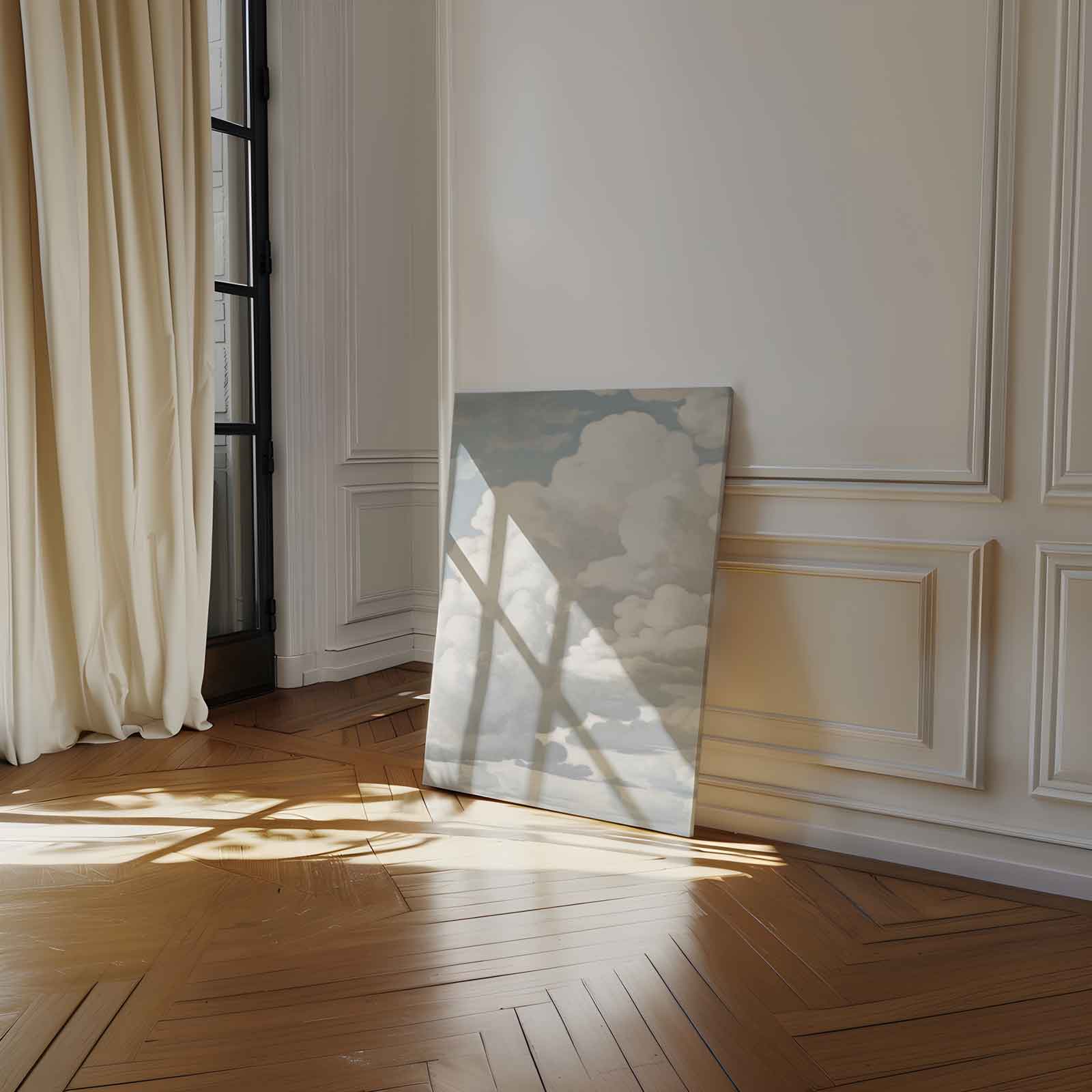 Dromerige Wolkenlucht Kunstwerk-canvas-dibond-plexiglas-wanddecoratie-WallArtistic