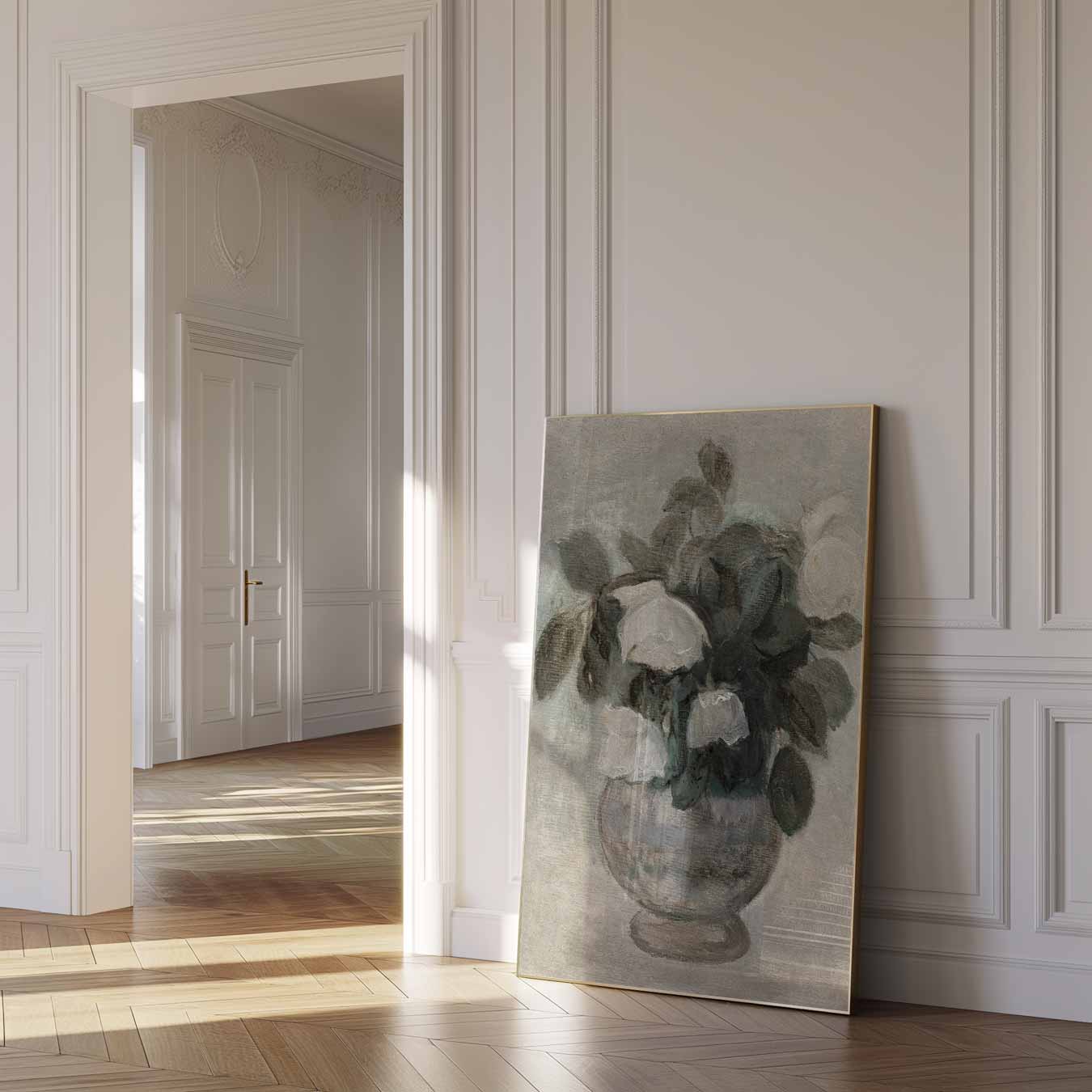 Tijdloze Elegantie Bloemenposter-WallArtistic