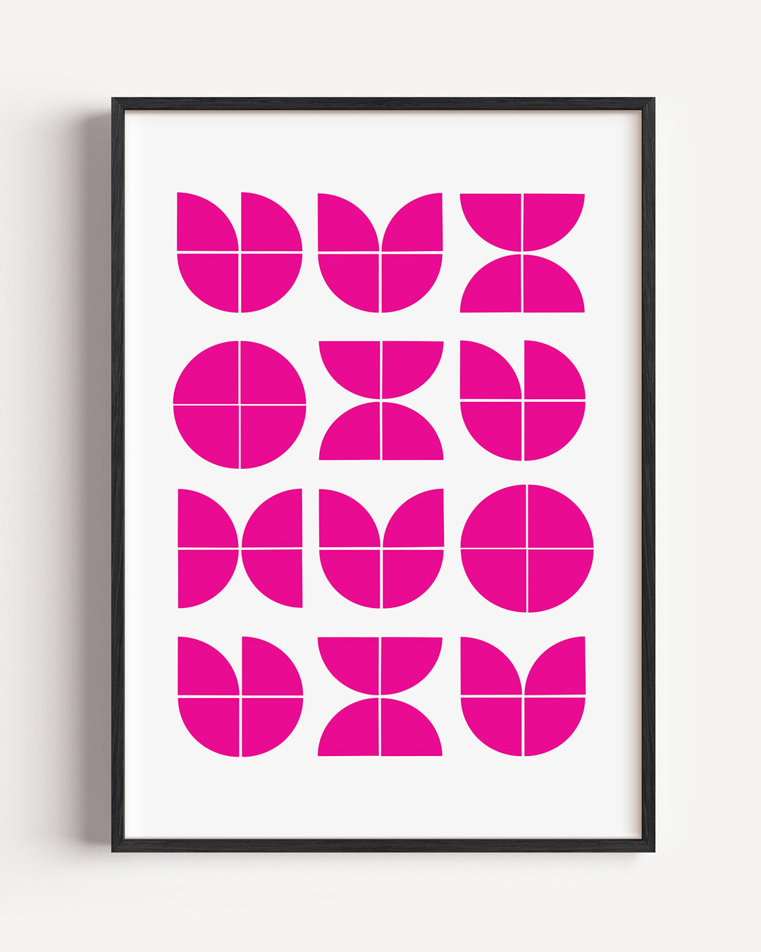 Vormritme en kleur Poster