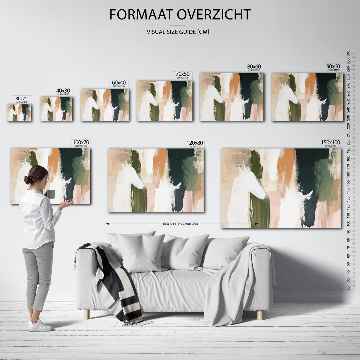 Abstracte vormen Poster