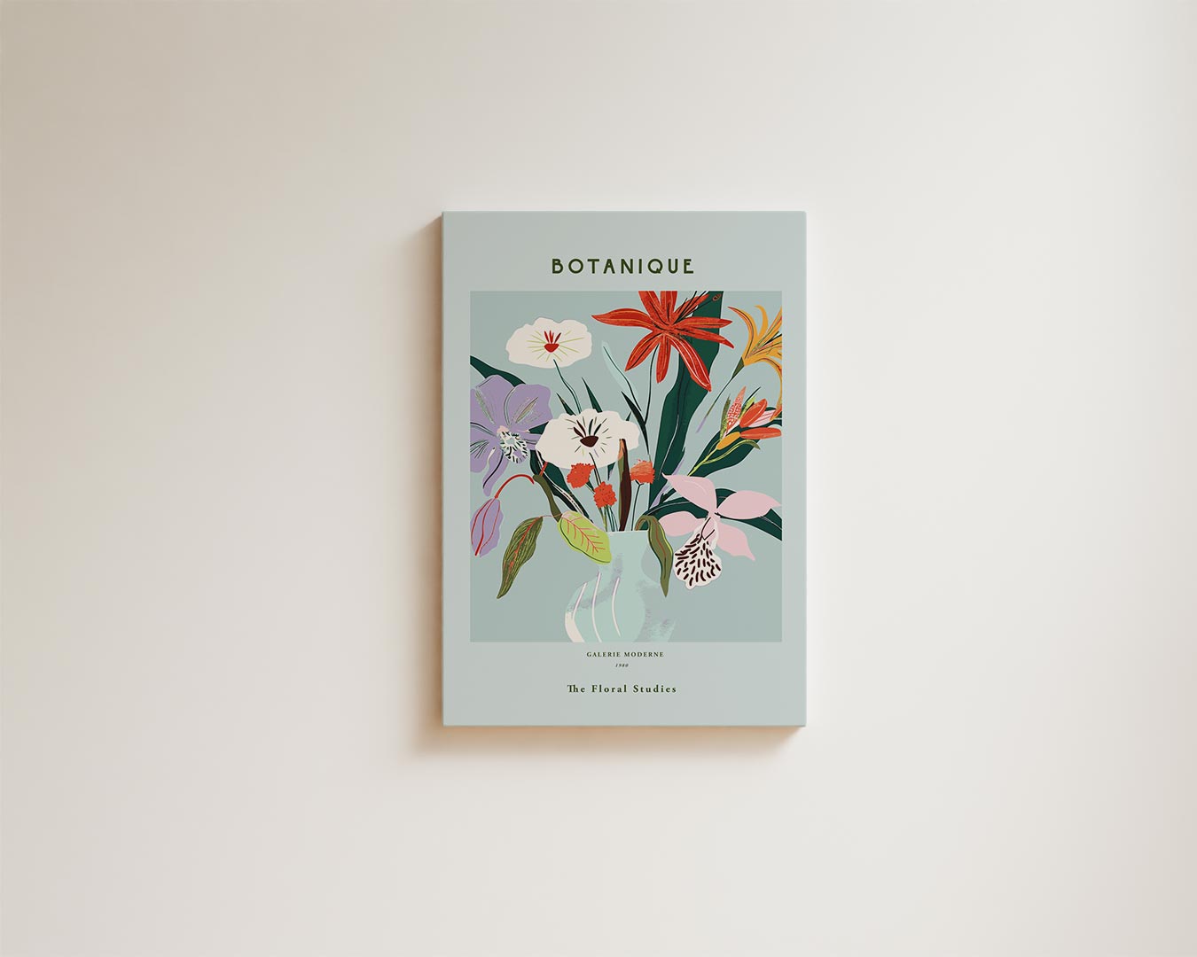 Botanic Bliss Bloemenkunst Kunstwerk-canvas-dibond-plexiglas-wanddecoratie-WallArtistic