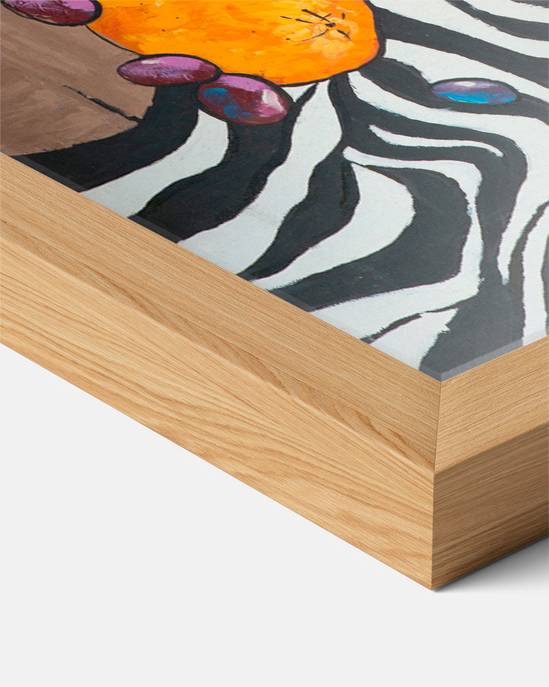 Kleurvolle Abstracte Fruitschaal Poster-WallArtistic