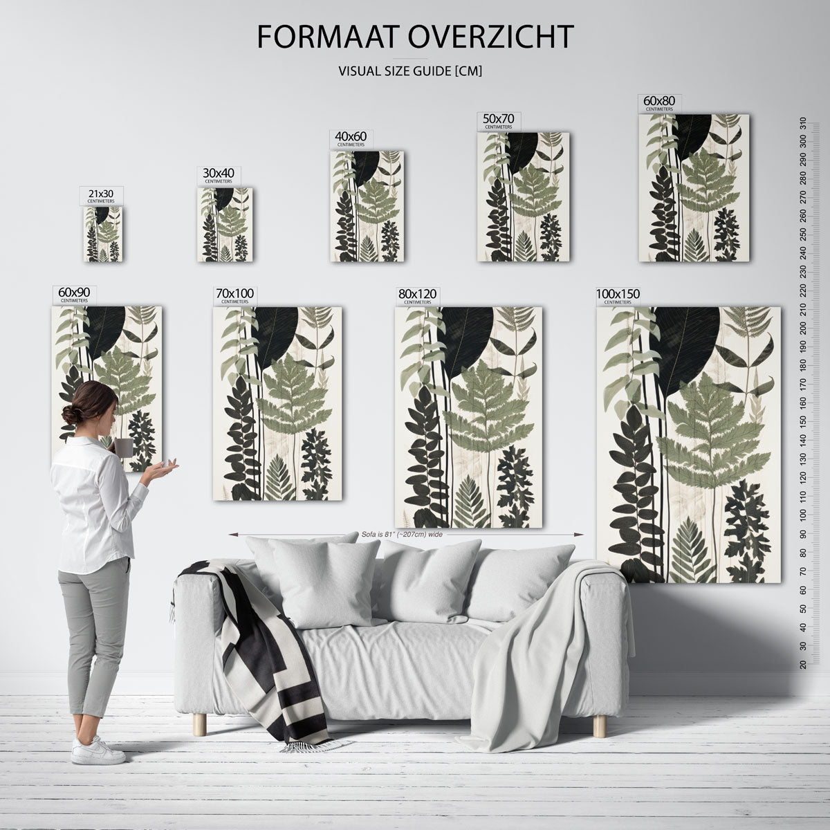 Groene bladeren Poster