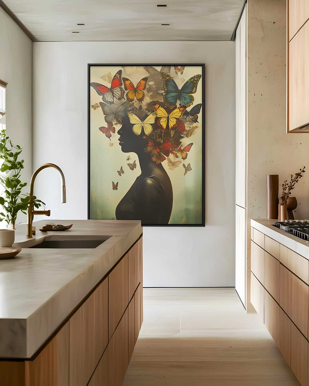Vlinderdromen Kunstwerk-canvas-dibond-plexiglas-wanddecoratie-WallArtistic