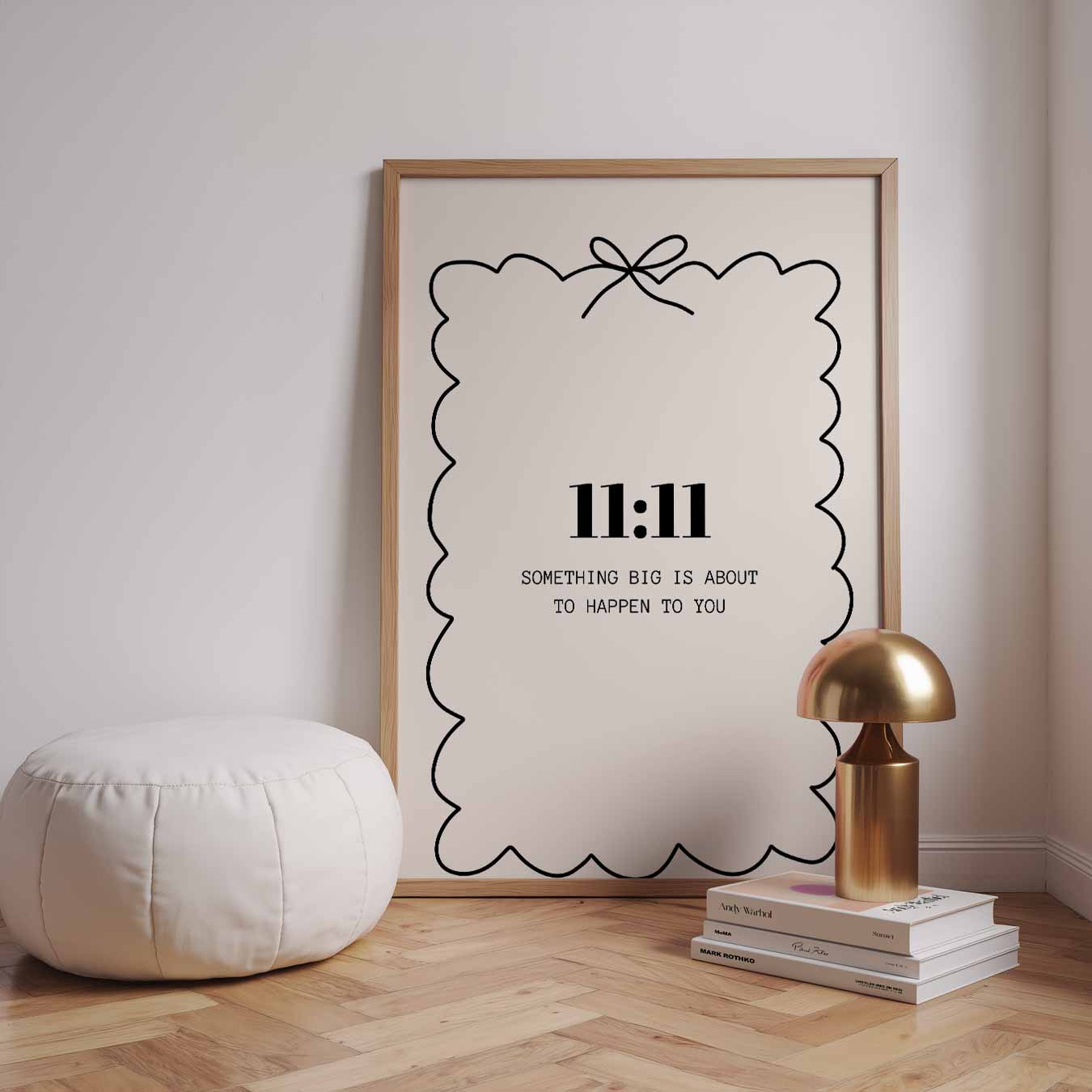 11:11 Inspirerende Wenskaart Poster-WallArtistic