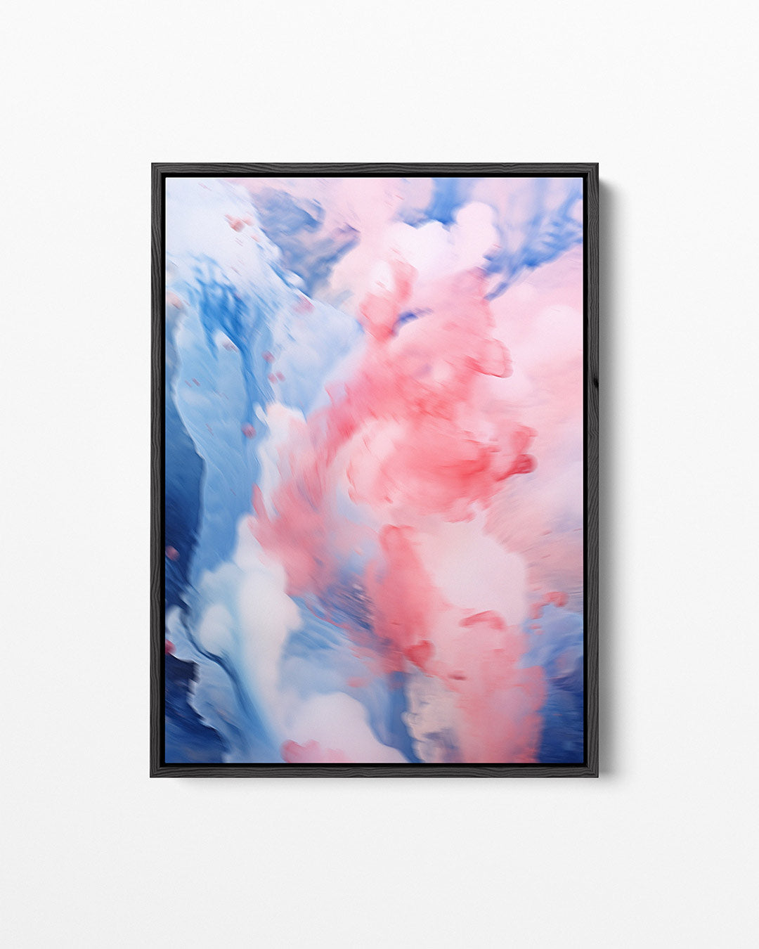 Vloeiende kleurencompositie Kunstwerk