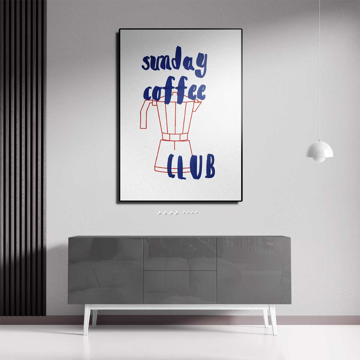 Sunday Coffee Club Poster