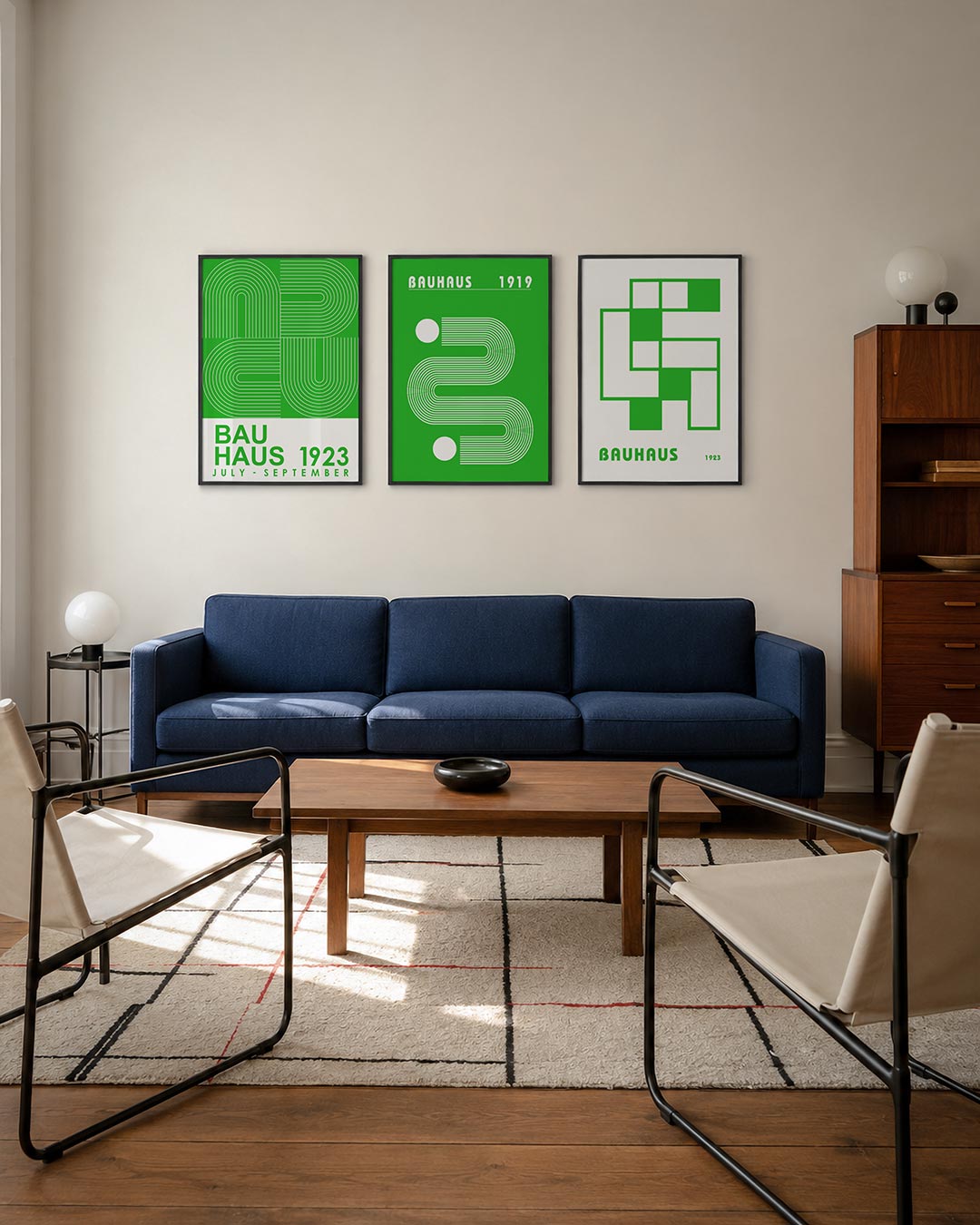 Lijnen en kleurvlakken Posterset