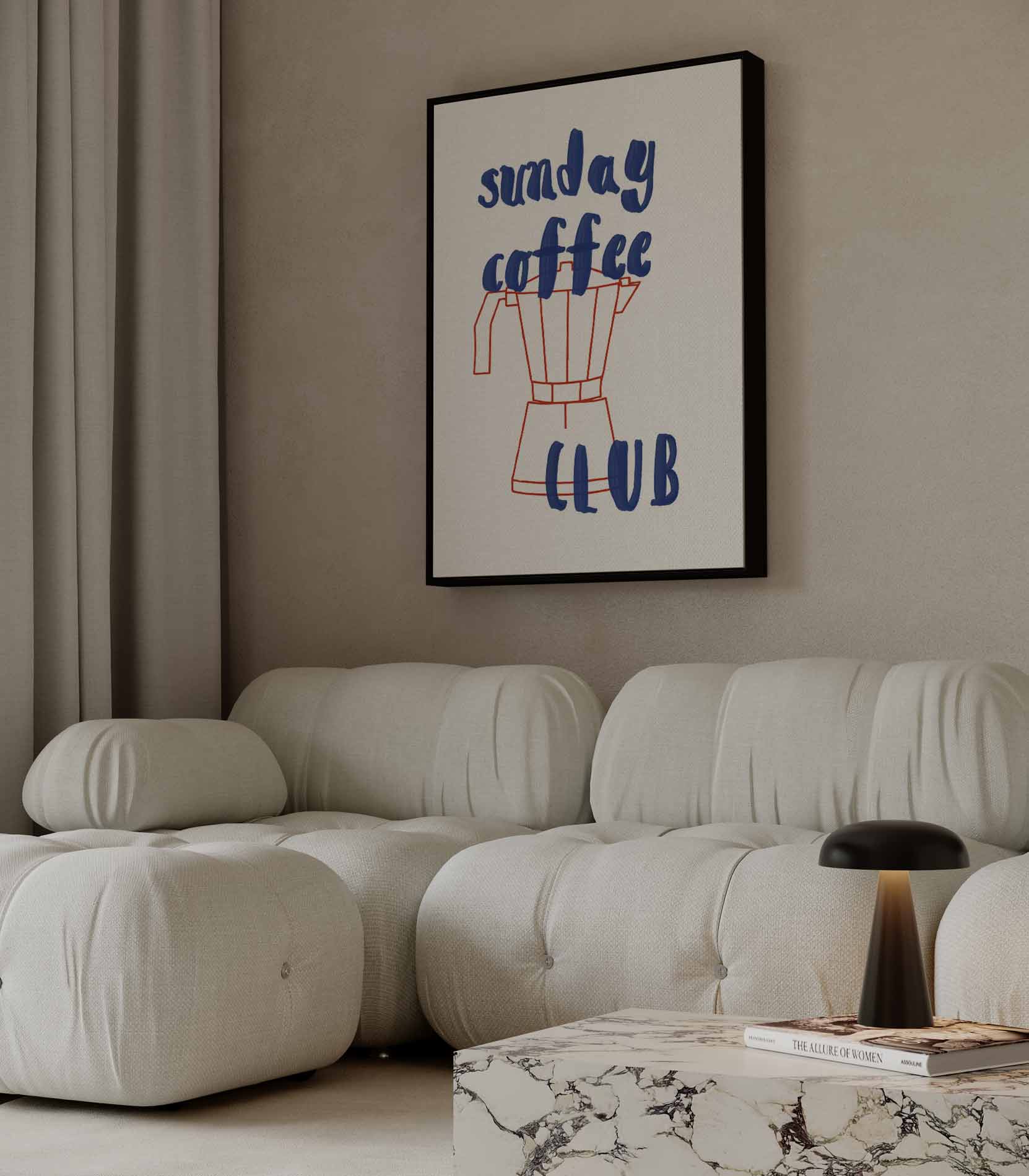Sunday Coffee Club Poster