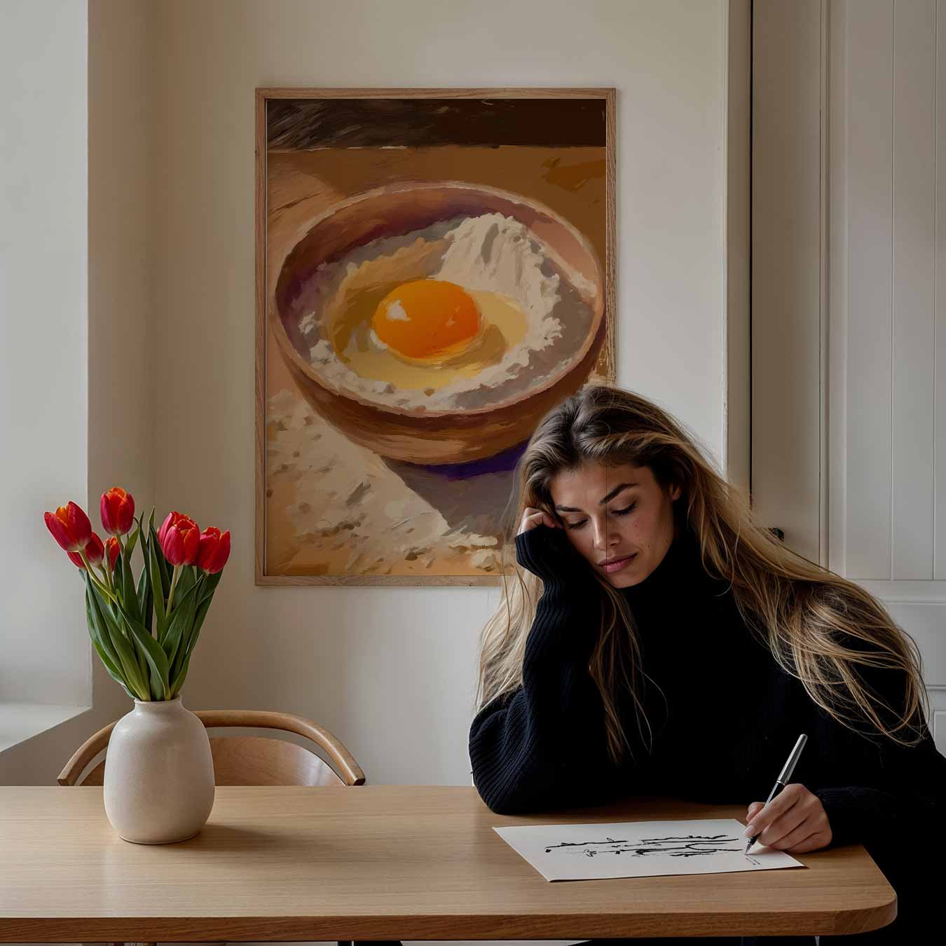 Keuken Kunst: Koken met Passie Poster-WallArtistic