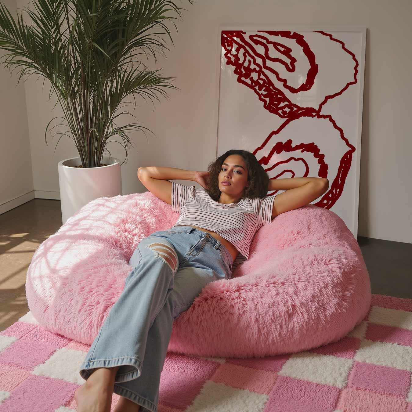 Stijlvolle Rode Schelpen Poster-WallArtistic