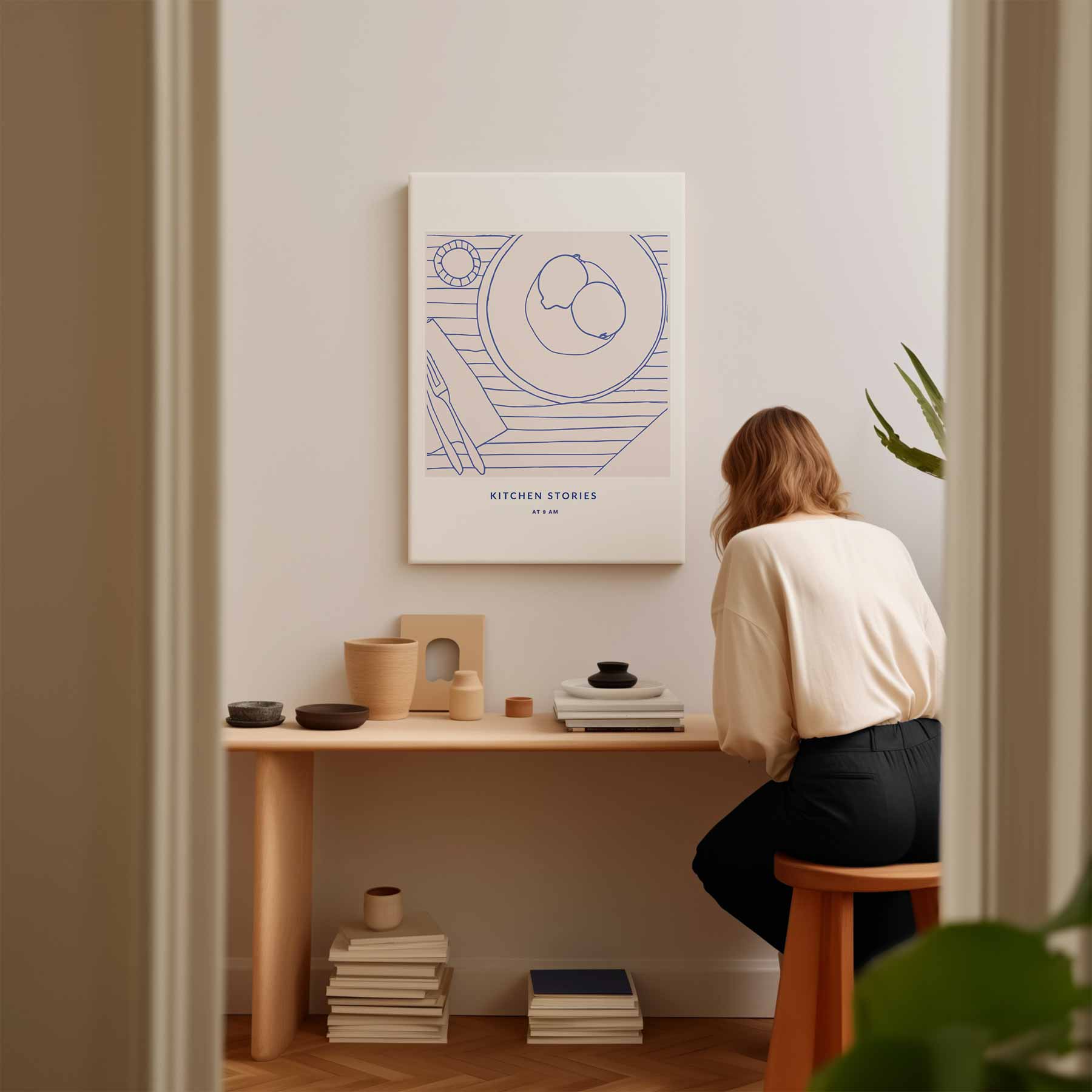 Ontbijtmoment Kunstwerk-canvas-dibond-plexiglas-wanddecoratie-WallArtistic