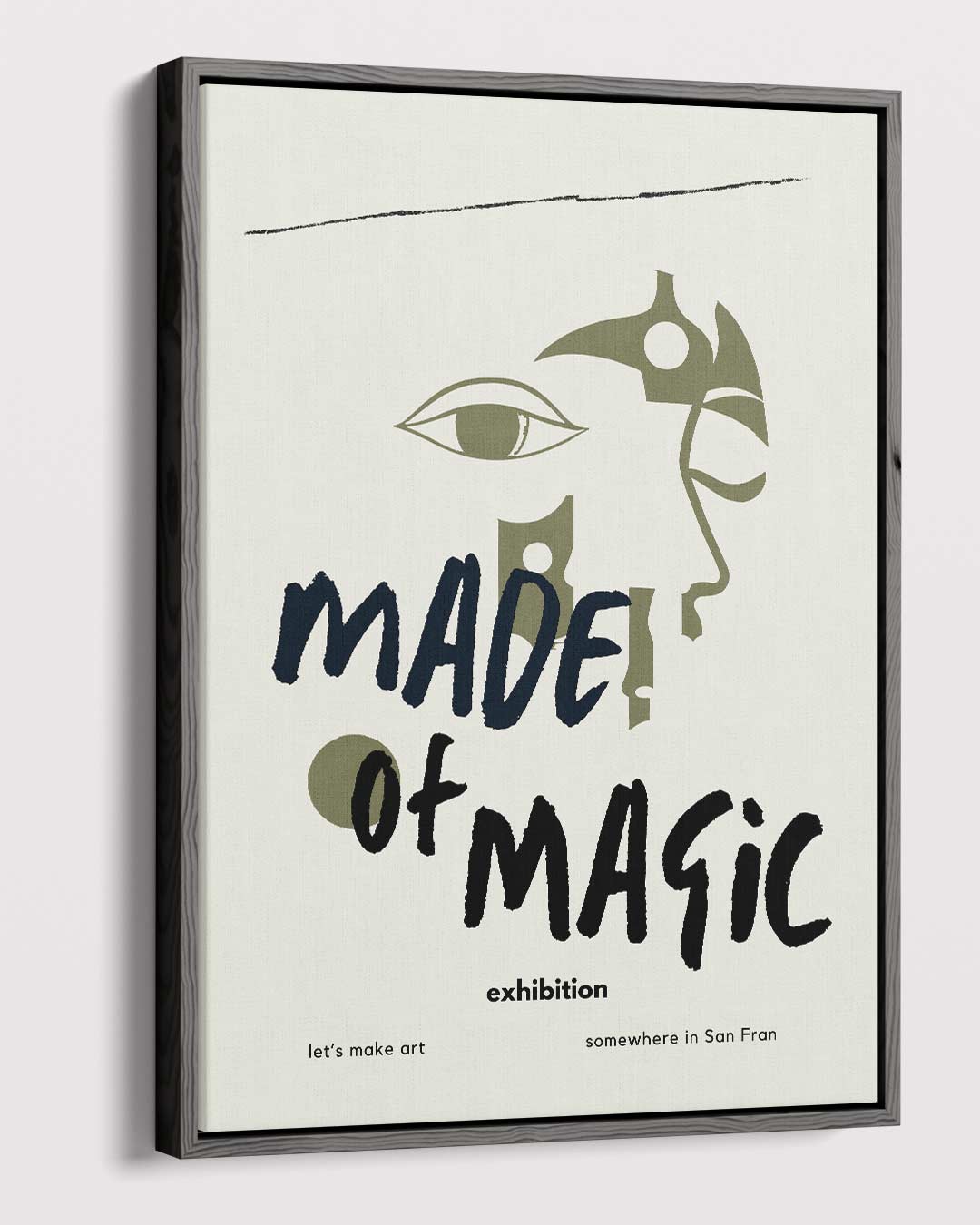 Made of Magic kunsttentoonstelling poster