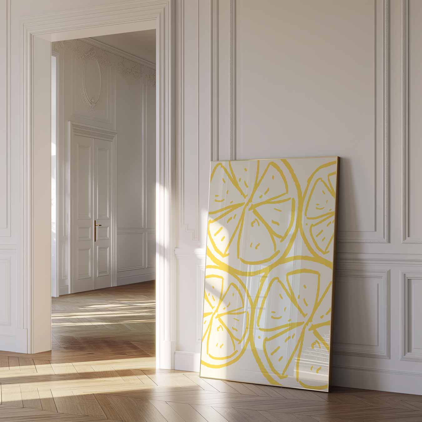 Zonnige Citroen Poster-WallArtistic