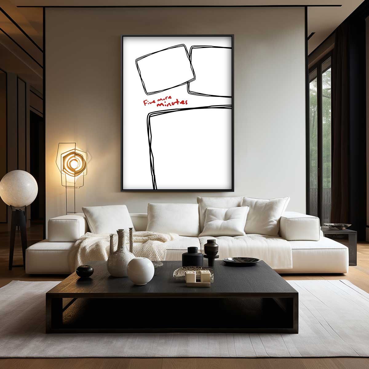 Vijf Minuutjes Extra Kunstwerk-canvas-dibond-plexiglas-wanddecoratie-WallArtistic