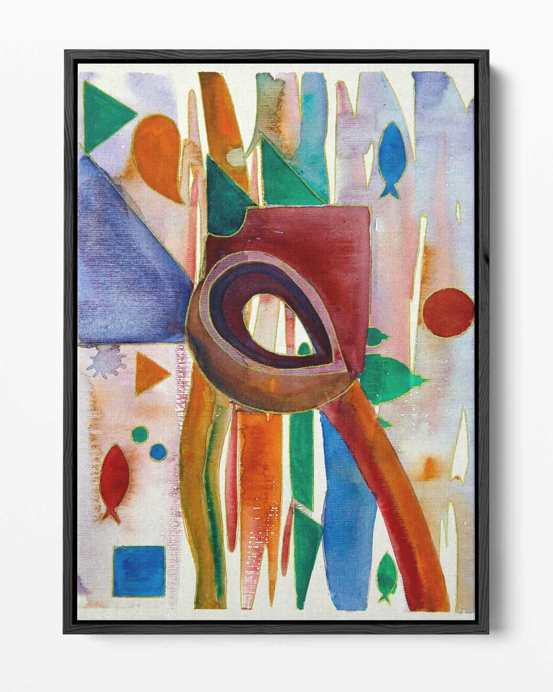 Kleurrijk Avontuur Kunstwerk-canvas-dibond-plexiglas-wanddecoratie-WallArtistic