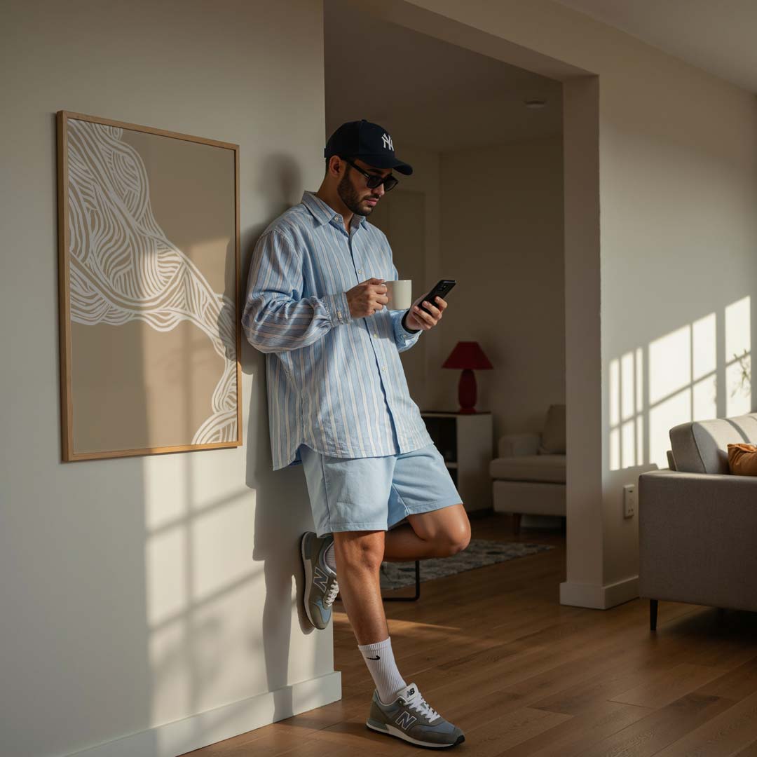 Organische Patronen Kunstposter-WallArtistic