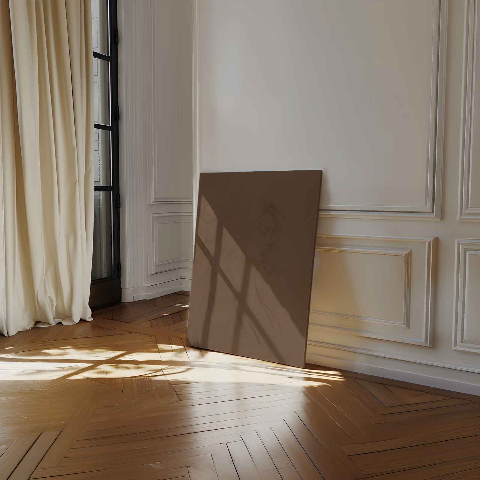 Dromerige Zachte Schets Kunstwerk-canvas-dibond-plexiglas-wanddecoratie-WallArtistic