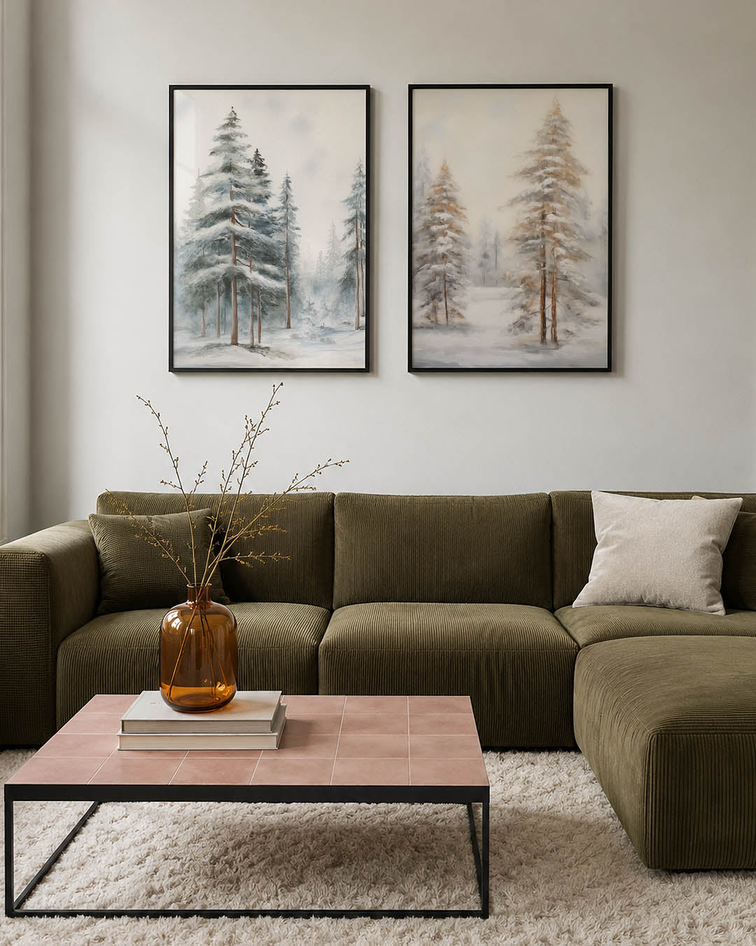 Winterse bosrust Posterset