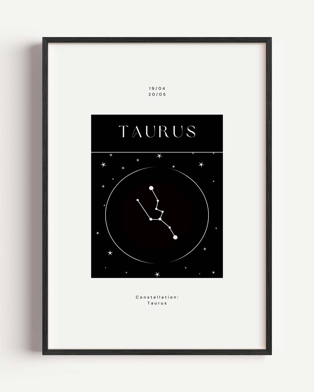 Taurus Constellation Poster-WallArtistic