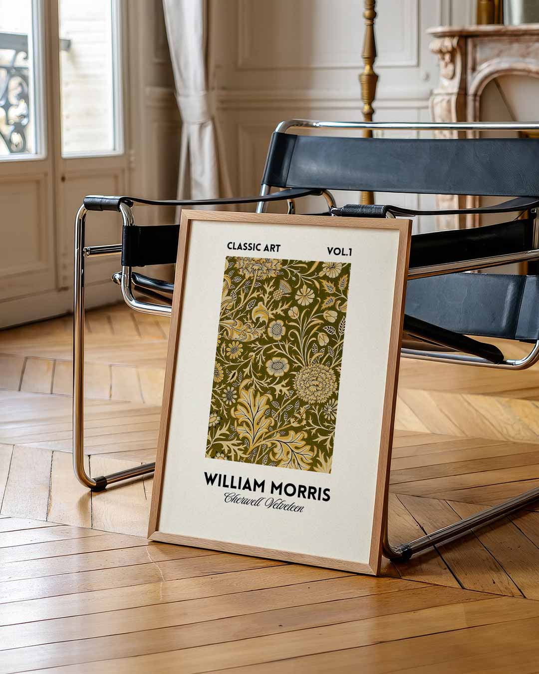 William Morris Ethereal Pattern Poster-WallArtistic