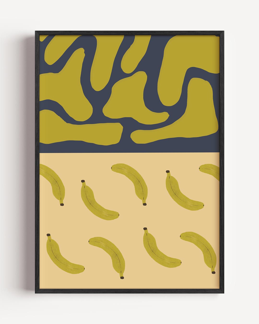 Bananen Jungle Vibes Poster-WallArtistic