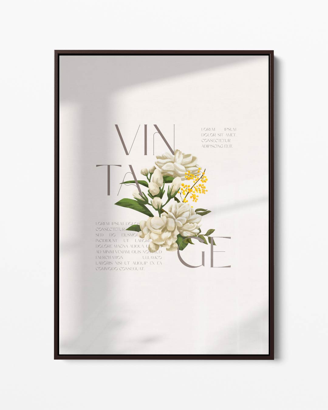 Vintage Bloemenpracht Kunstwerk-canvas-dibond-plexiglas-wanddecoratie-WallArtistic