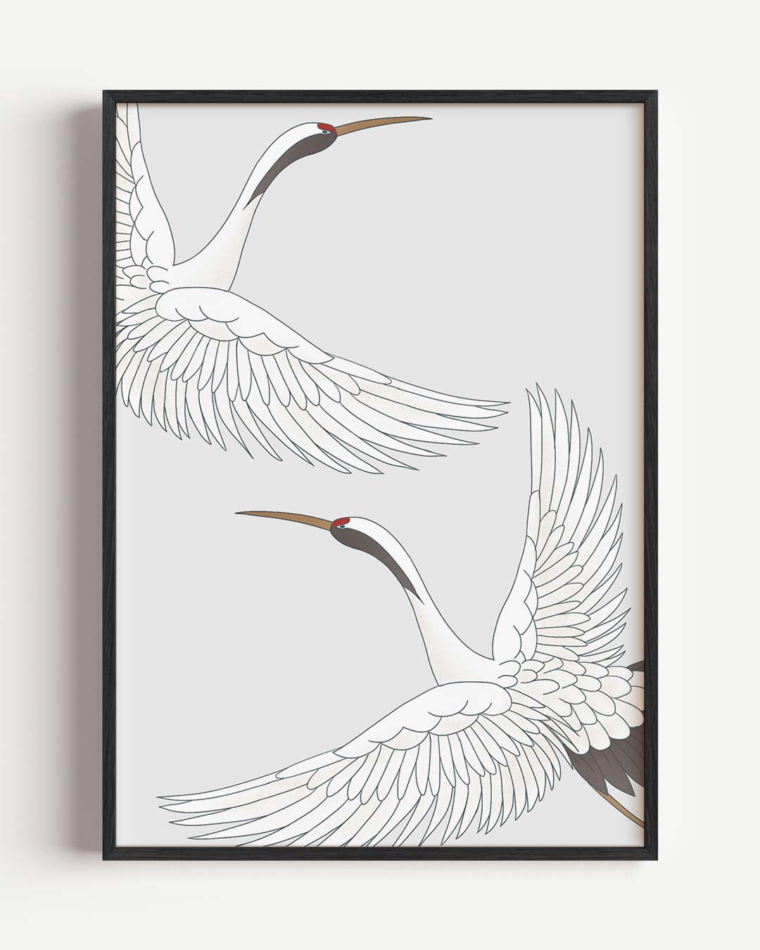 Vliegende Kraanvogels Poster