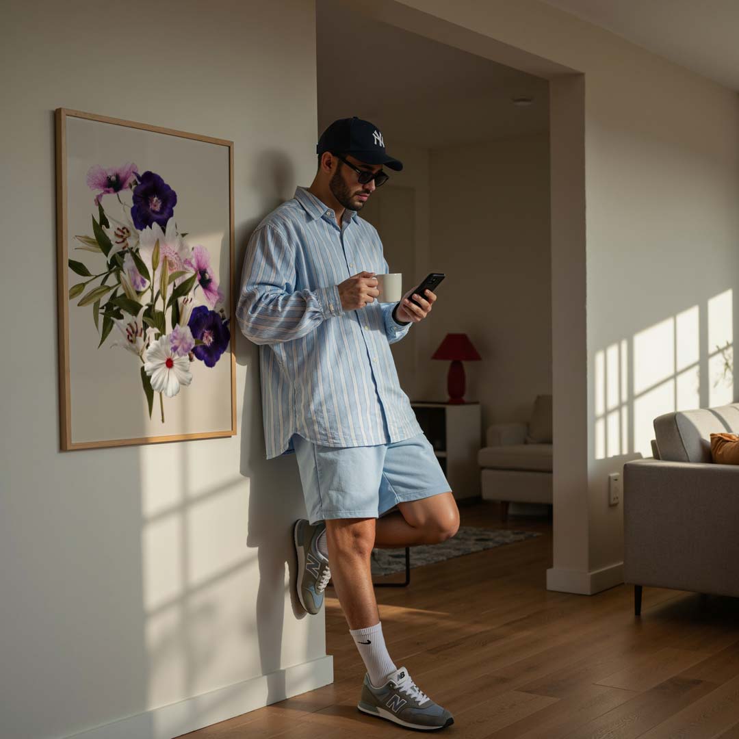 Bloemenpracht in Pasteltinten Poster-WallArtistic