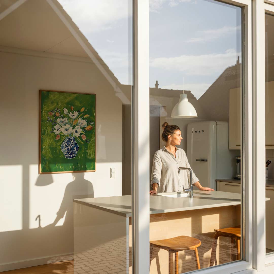 Bloemenpracht in Vaas Poster-WallArtistic