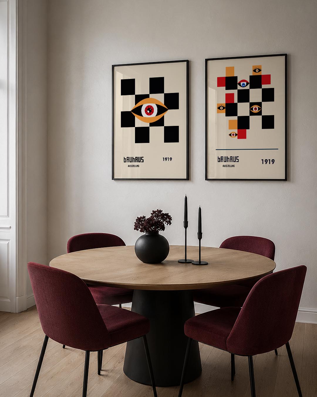 Oog en vlakken Posterset