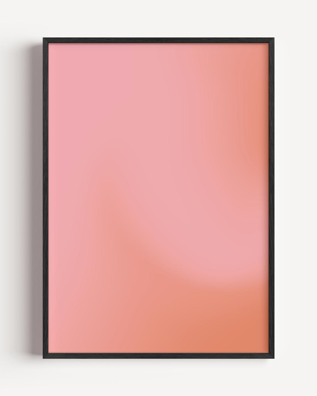 Zachte Roze Warme Abstractie Poster-WallArtistic