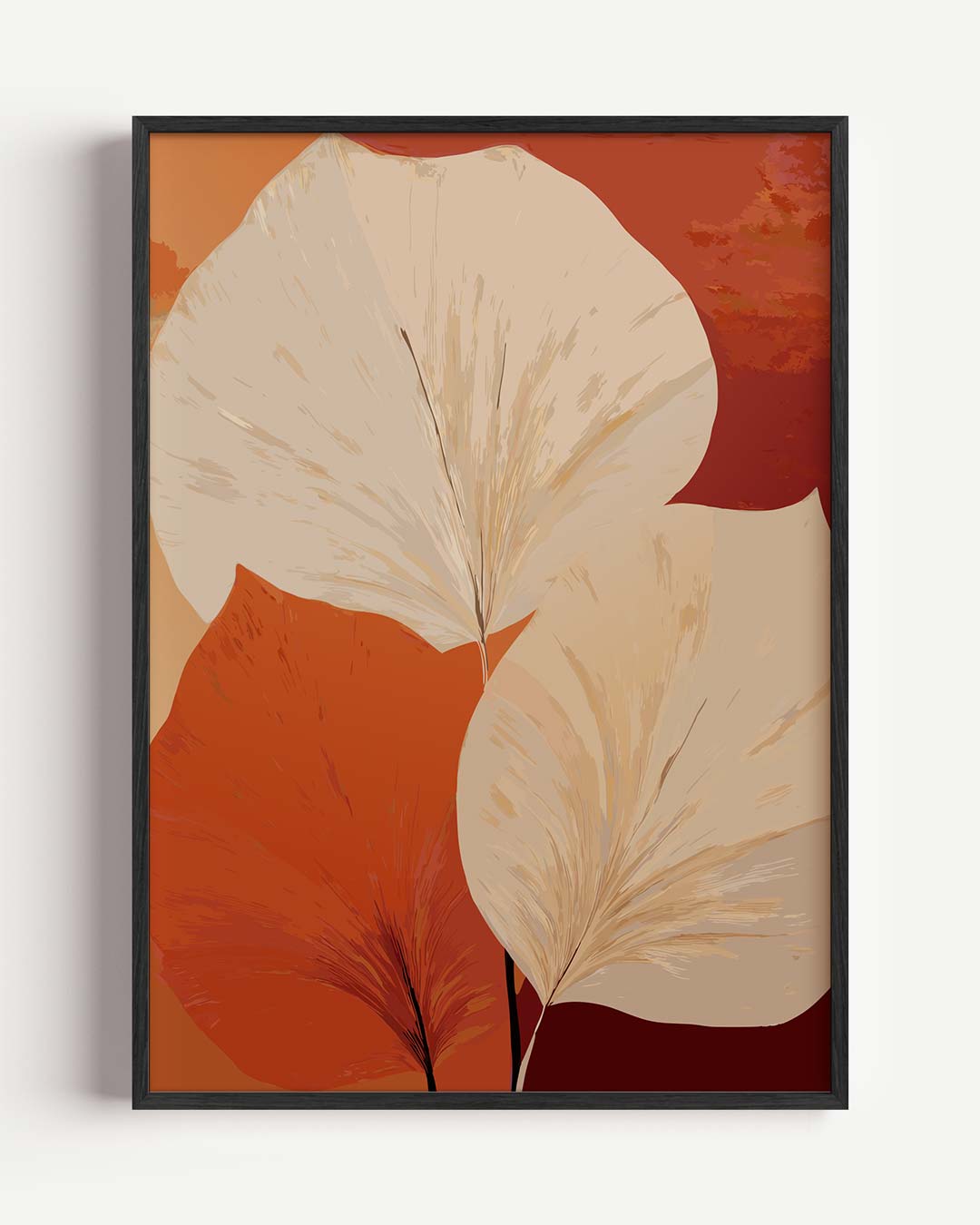 Warme Bladeren Kunstposter-WallArtistic