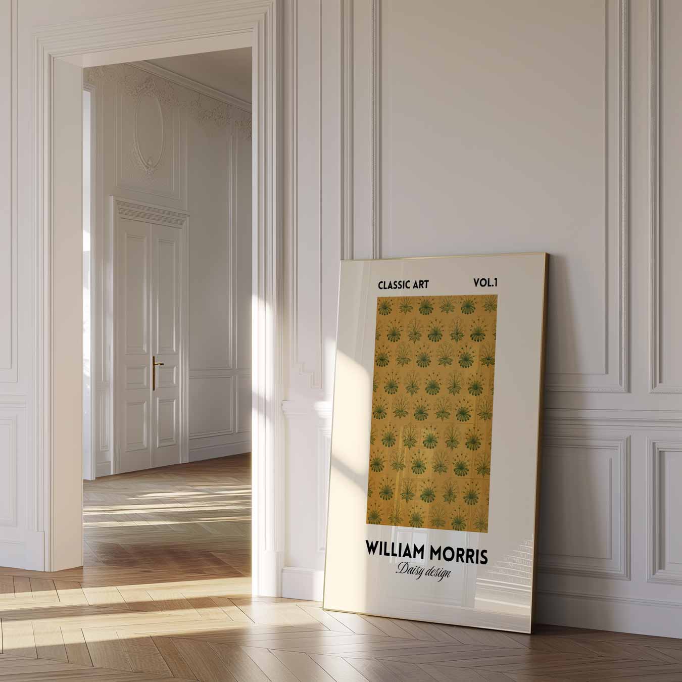 William Morris Daisy Design Poster-WallArtistic