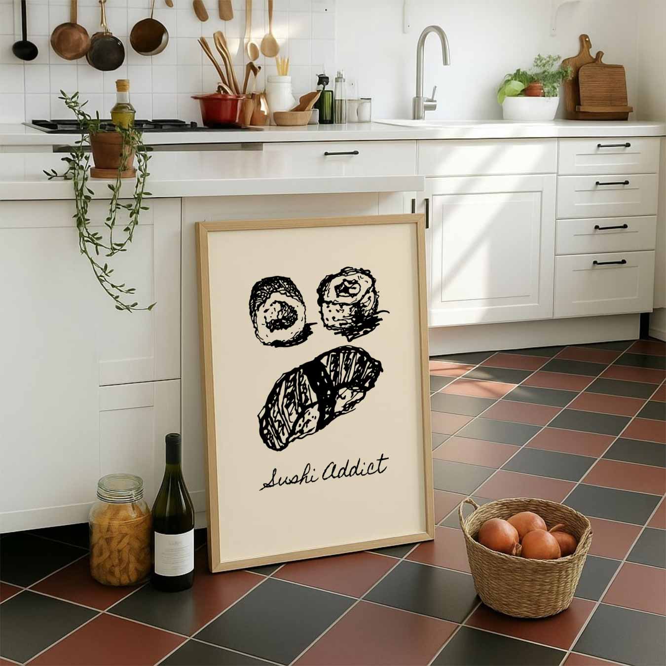 Sushi Addict Poster-WallArtistic