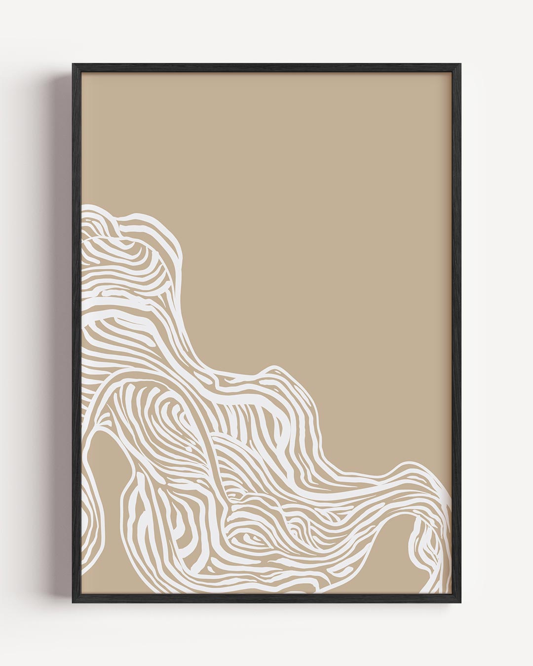 Elegante Organische Lijnen Poster-WallArtistic