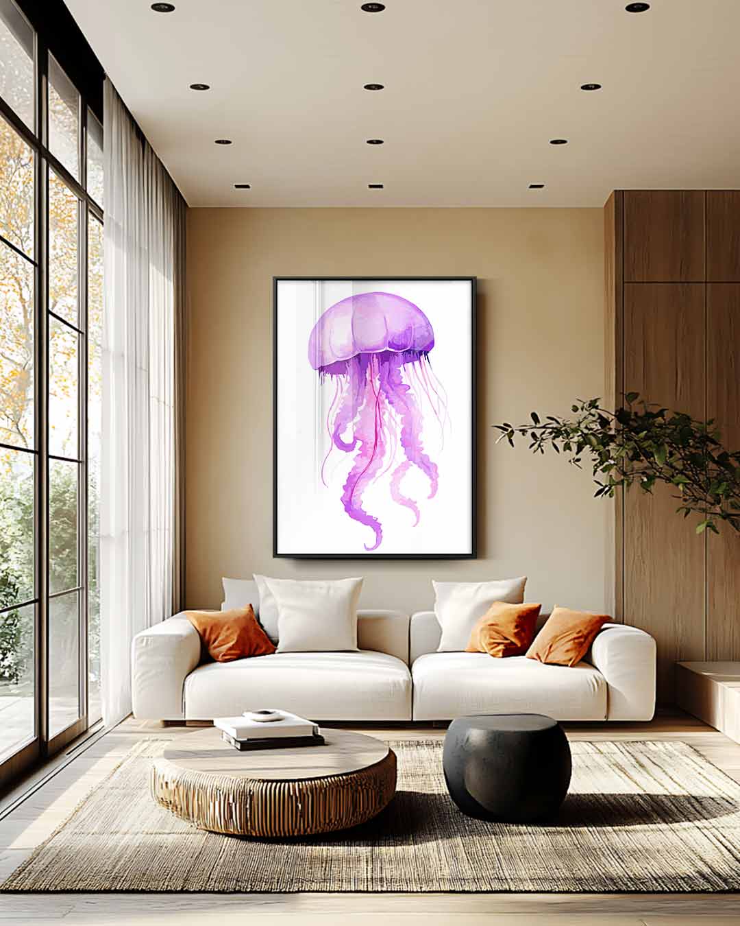 Magische Medusa Kunstwerk-canvas-dibond-plexiglas-wanddecoratie-WallArtistic